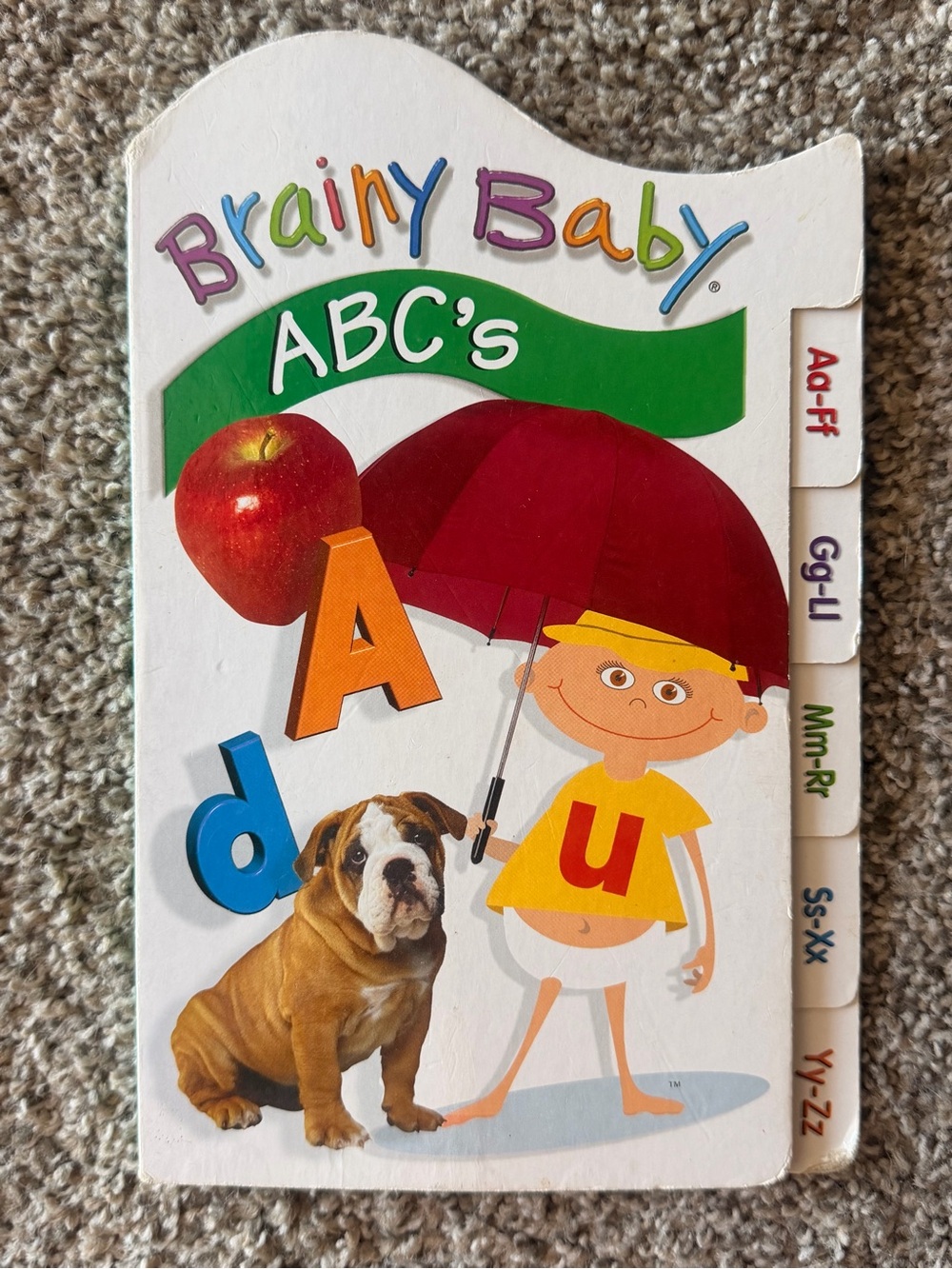 ABC's Board Book - Red and Multicolor